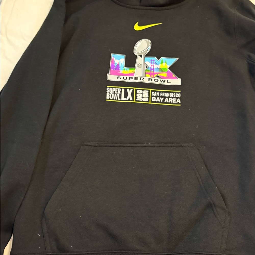 Nike Black Hoodie with Black Swoosh Tag